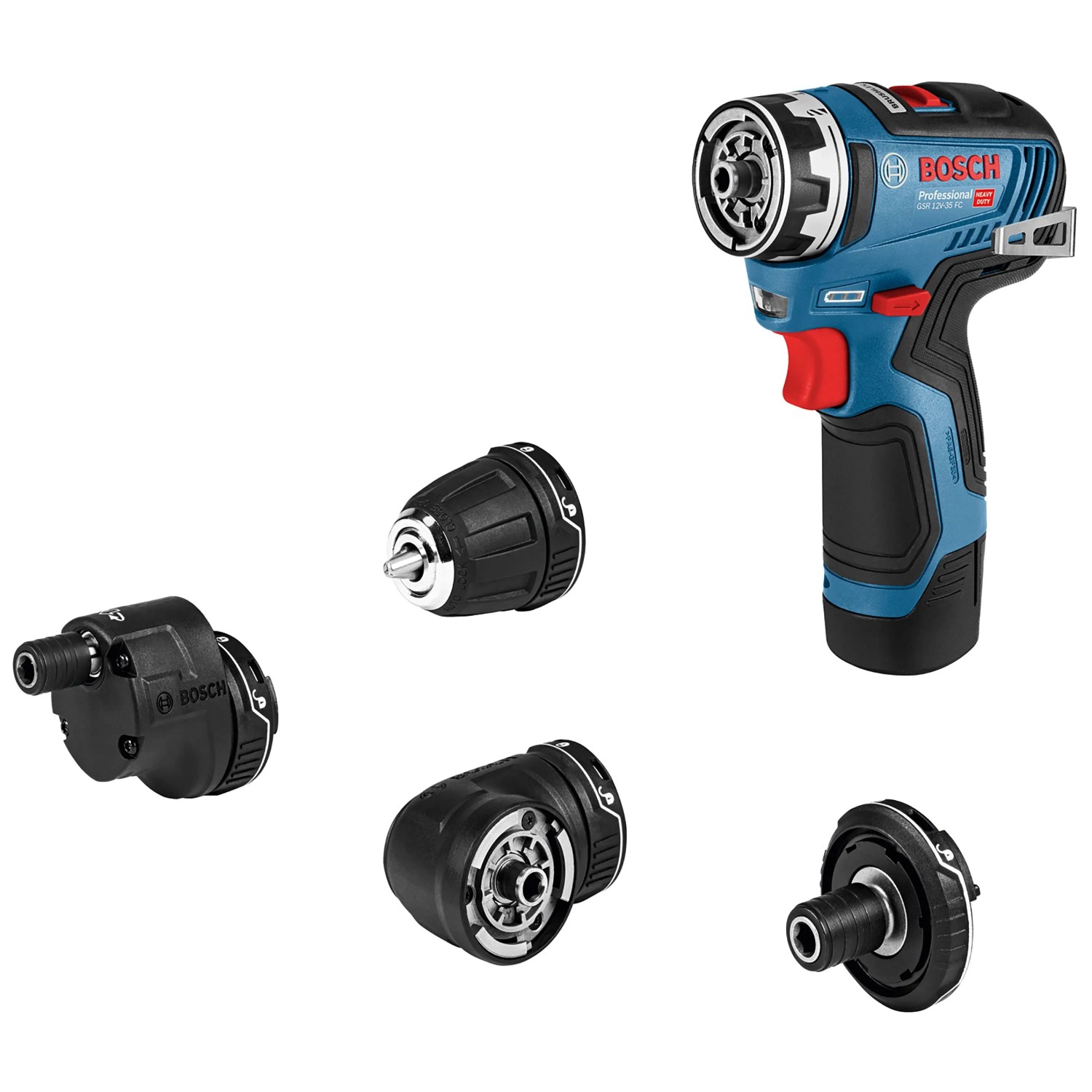 Bosch Professional Akku-Bohrschrauber GSR 12V-35 Flexi Click Solo