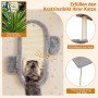 Costway Katzentreppe Kletterbaum 6 PCS Kletterwand Katzen Grau_4