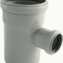 Marley HT-Einfachabzweig DN 110/50, 87° für Abwasserleitungen im Gebäude, grau.