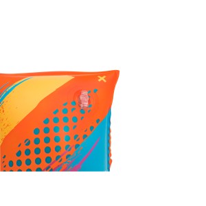 Bestway Schwimmflügel Colorify, Stufe C, Größe 3-6 Jahre, orange/blau mit Muster.