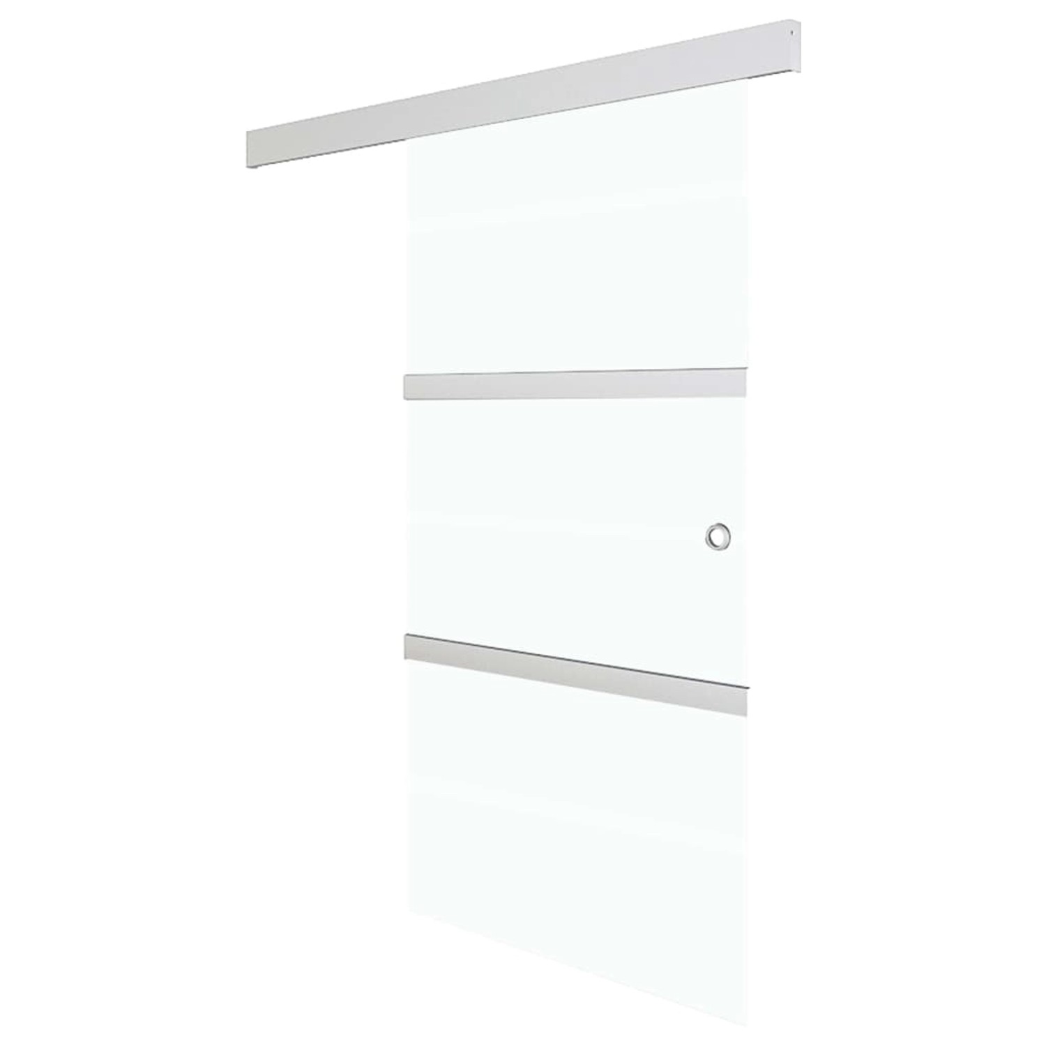 vidaXL Schiebetür mit Softclose ESG-Glas und Aluminium 76x205 cm 288061 günstig online kaufen