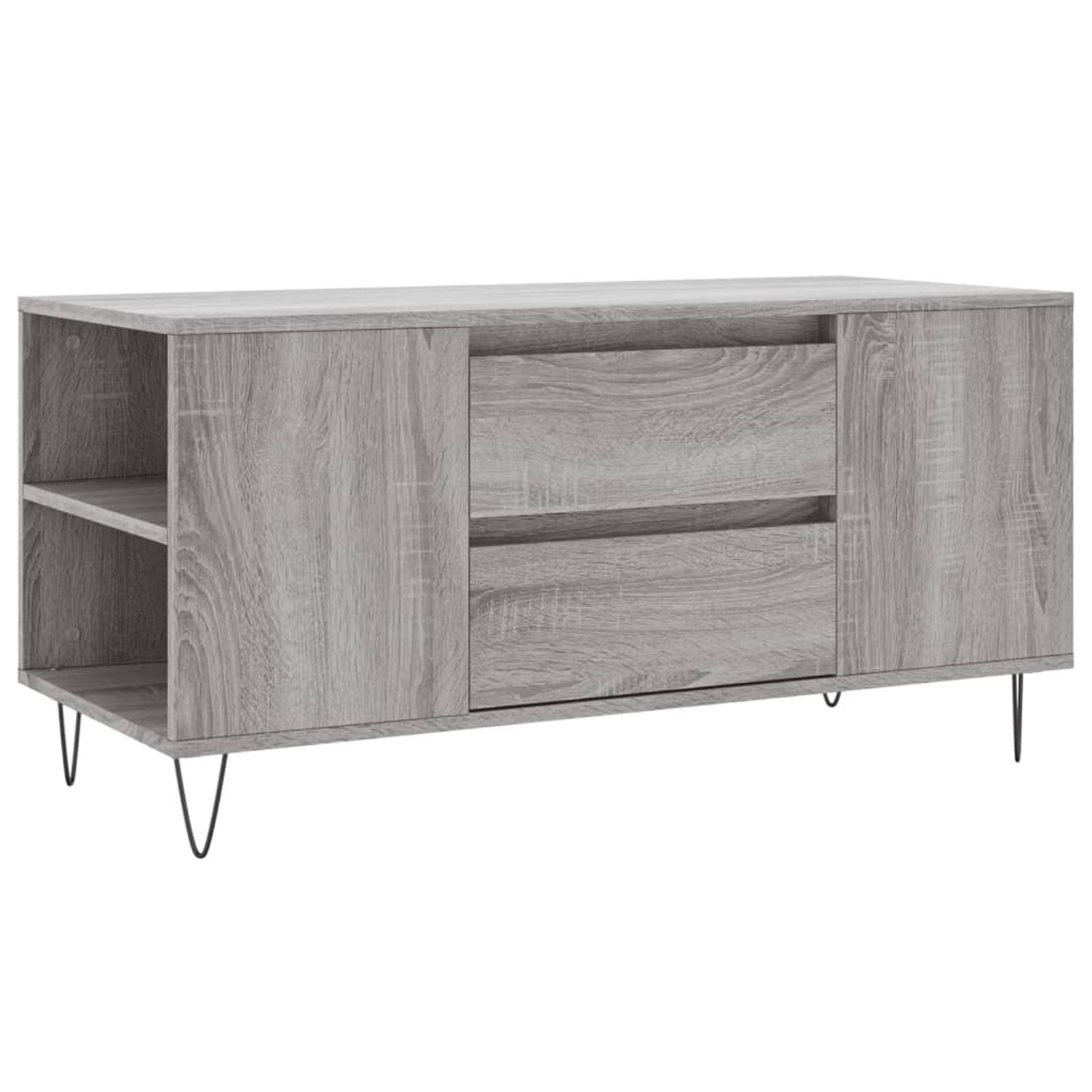 vidaXL Couchtisch Grau Sonoma 102x44,5x50 cm Holzwerkstoff Modell 1 günstig online kaufen