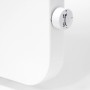 Detailaufnahme: Thermostat der weißen Vasner Konvi Plus Hybridheizung.