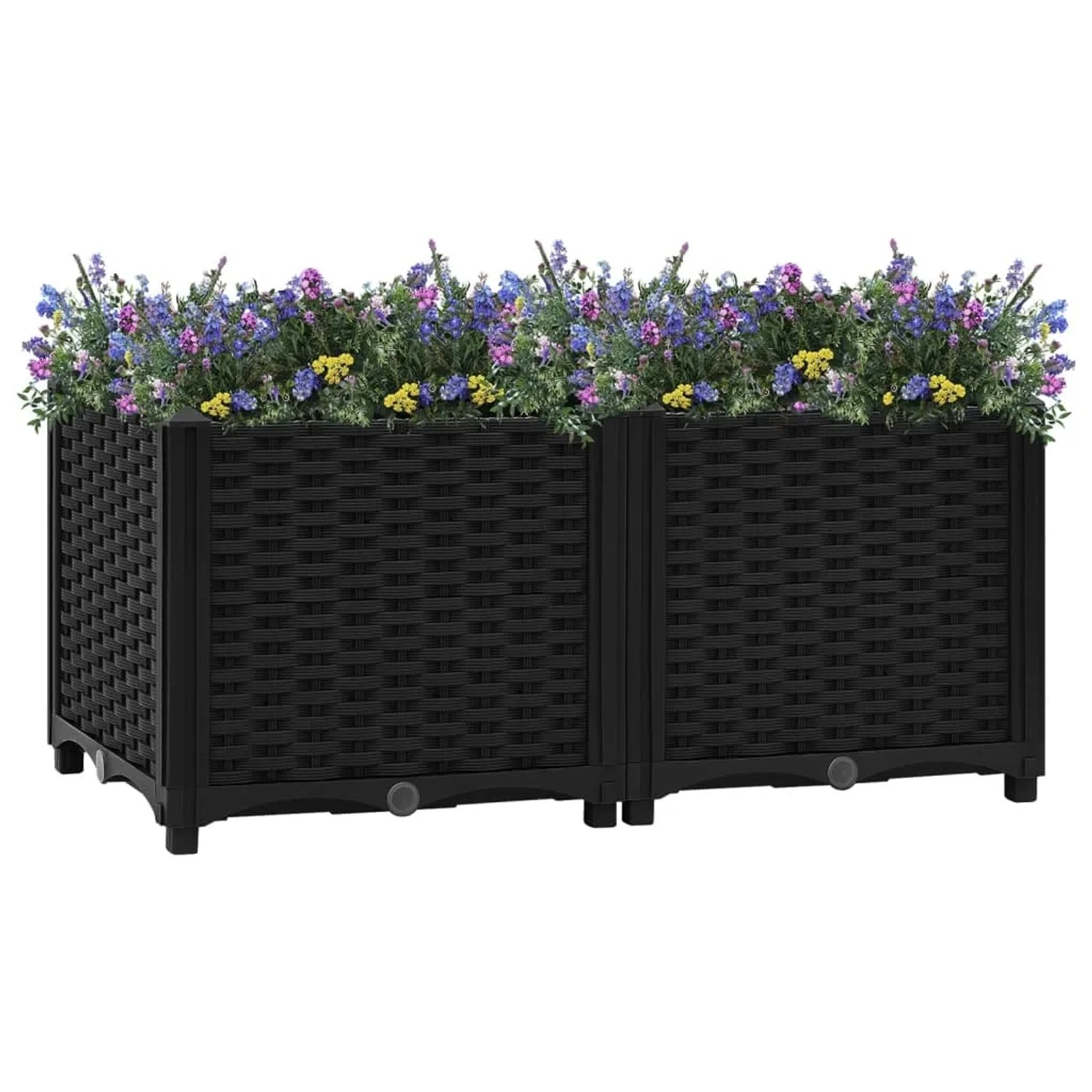 furnicato Hochbeet 80x40x38 cm Polypropylen
