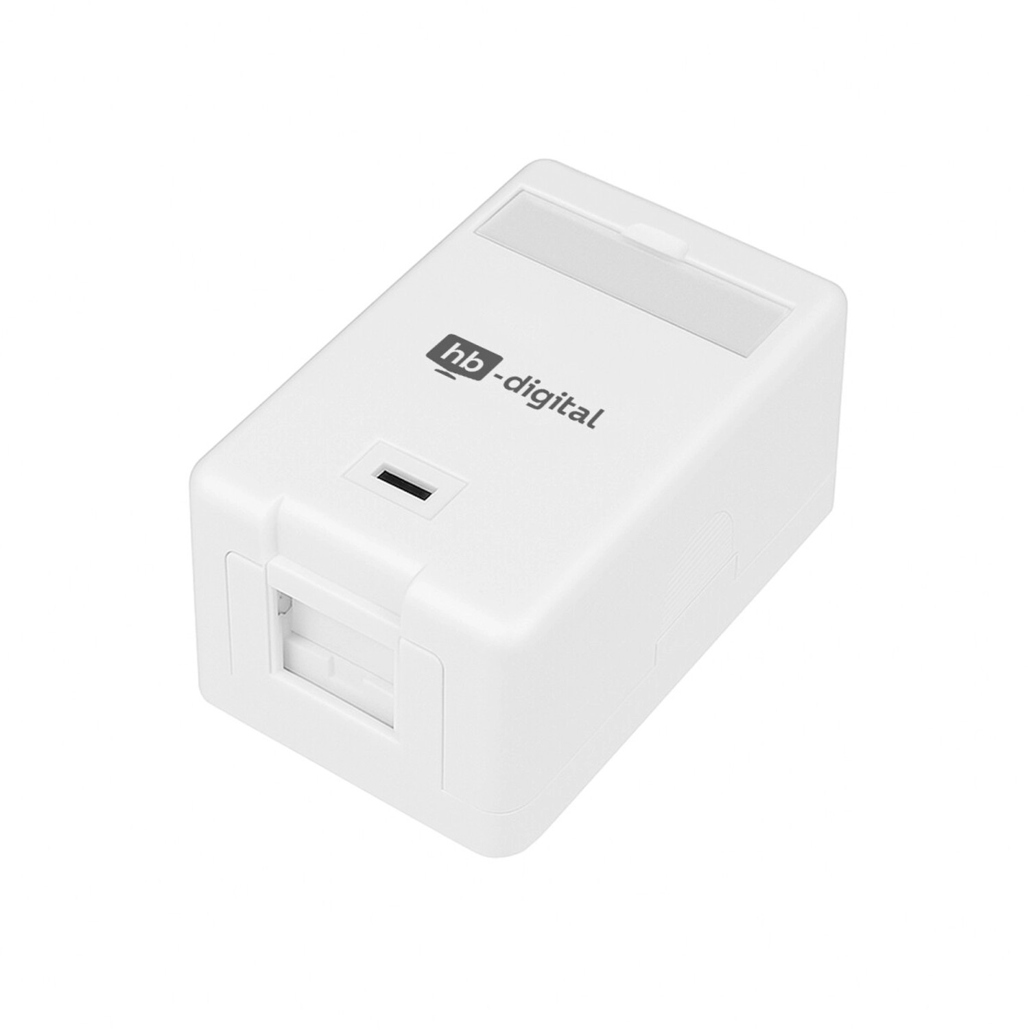 hb-digital Keystone Gehäuse Aufputz 1 Port Aufputzdose Modulaufnahme 1 Fach
