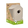 Elho Vogelhaus Cosy, 18 cm, beige-weiß. Modernes Design für Garten- und Wildvögel.