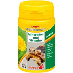 Sera Reptimineral H, Ergänzungsfutter für Reptilien, 100ml Dose.
