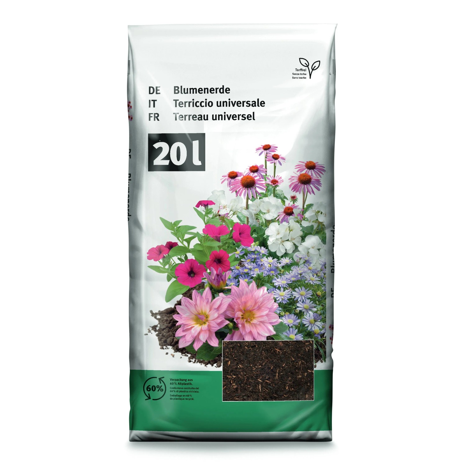 Blumenerde torffrei 2.640, (132 x 20,) 1 Palette