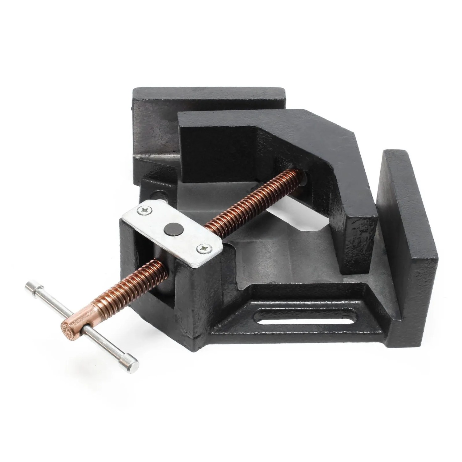 Wiltec Winkelschraubstock 90° 75Mm Tief Winkelzwinge Schraubstock Gehrungszwinge