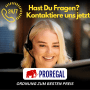 Frau mit Headset wirbt für PROREGAL Transporthilfen: Kontaktieren Sie uns jetzt!