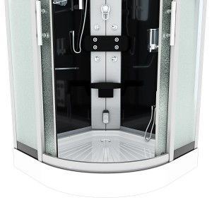 AcquaVapore Duschkabine 80x80 mit Regendusche, Handbrause und Massagedüsen.