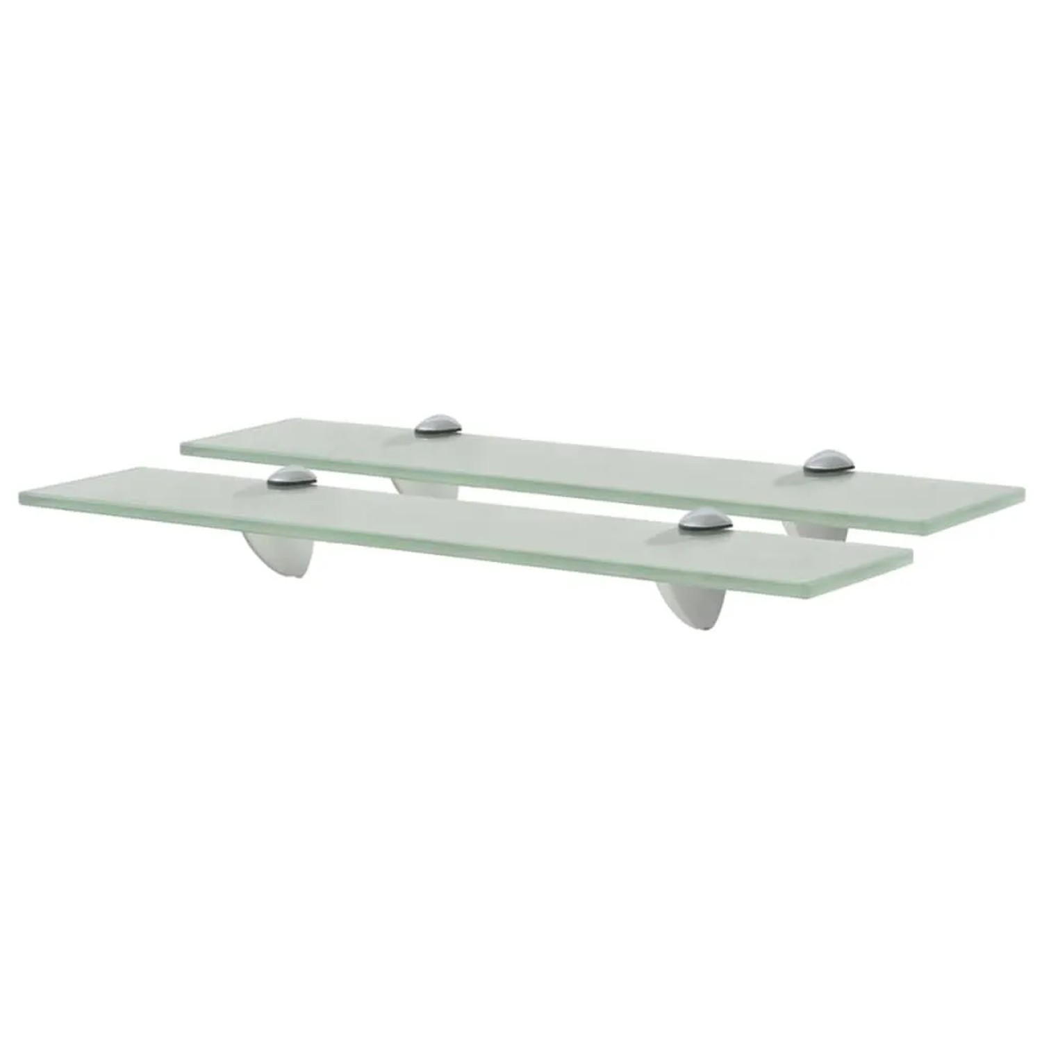 vidaXL Schweberegale 2 Stk Glas 50x10 cm 8 mm 3051512