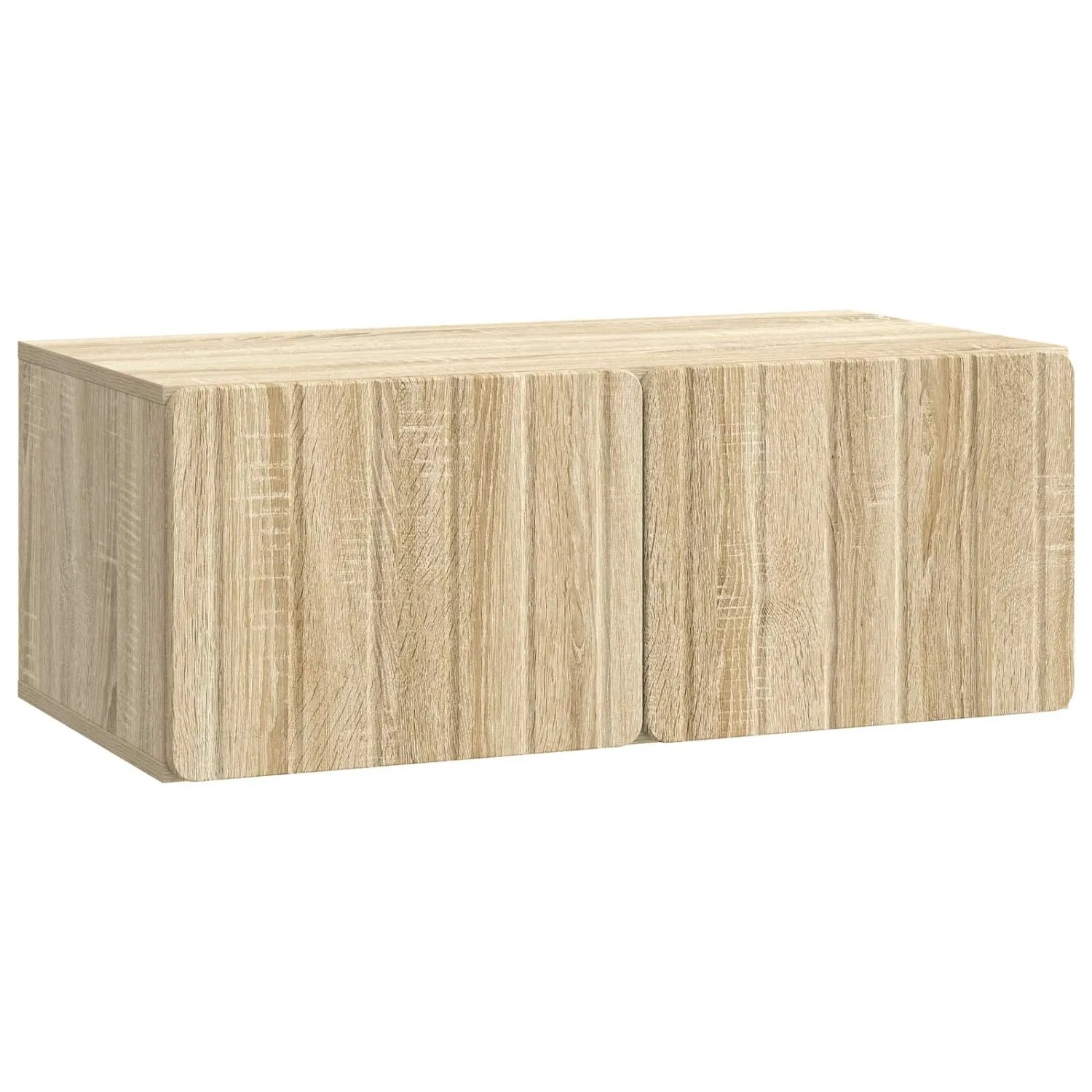 vidaXL Wandmontierter TV-Schrank Sonoma-Eiche 78,5 x 41 x 30 cm 898347