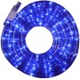 Blauer LED-Lichtschlauch, 6 m, für Innen- und Außenbereich.