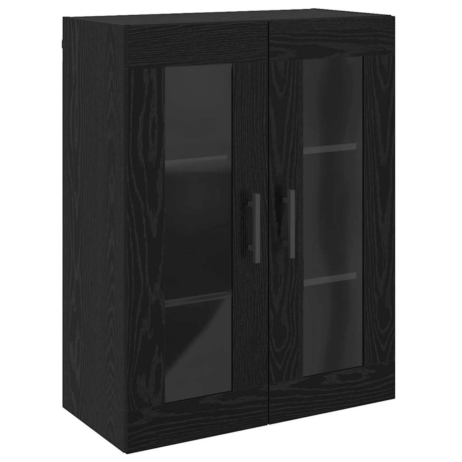 vidaXL Wandschrank Wandmontiert Schwarz Eichen-Optik 69,5 x 34 x 90 cm 8796 günstig online kaufen