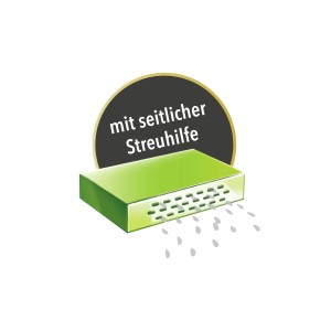 Symbolbild Compo SAAT® Trocken-Rasen mit seitlicher Streuhilfe.