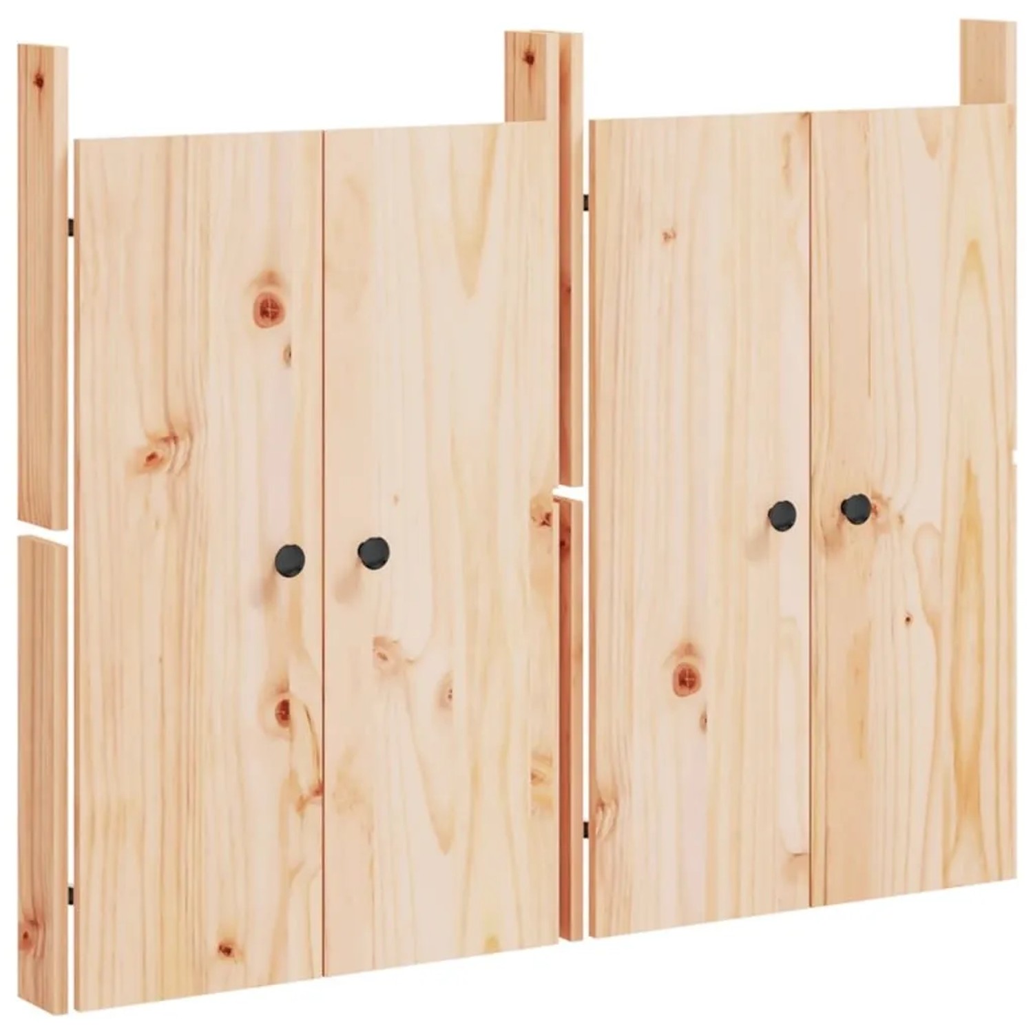 vidaXL Türen für Outdoor-Küche MEPPEL 2 Stk 50x9x82 cm Massivholz Kiefer 832358