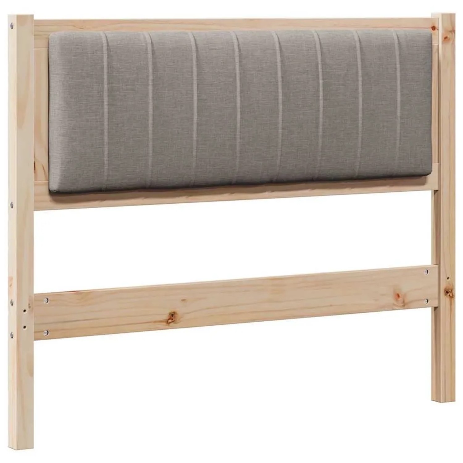 vidaXL Gepolstertes Kopfteil Braun 100 cm Massives Kiefernholz 879082