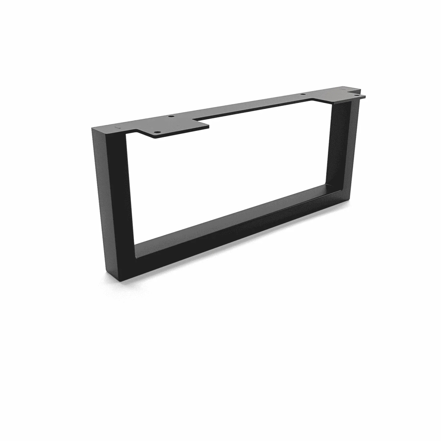 HEVVA Möbelbein GRAZ 15 cm Hoch 35 cm Tief 1 Stück Schwarz