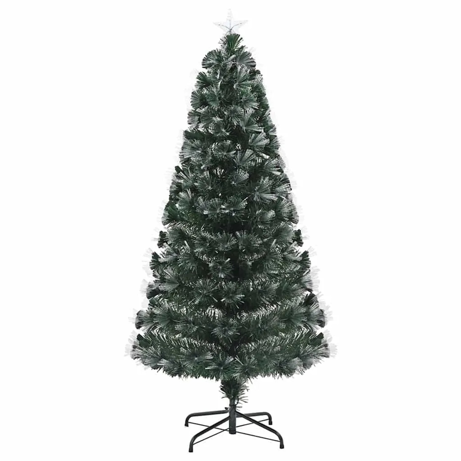 vidaXL Künstlicher Weihnachtsbaum Grün 180 cm PVC 42019344