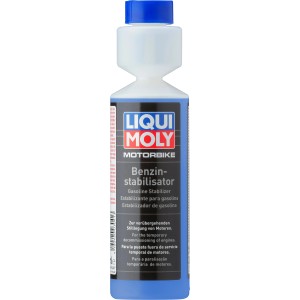 Liqui Moly Motorbike Benzin-Stabilisator, 250 ml Flasche für Motorrad und Roller.