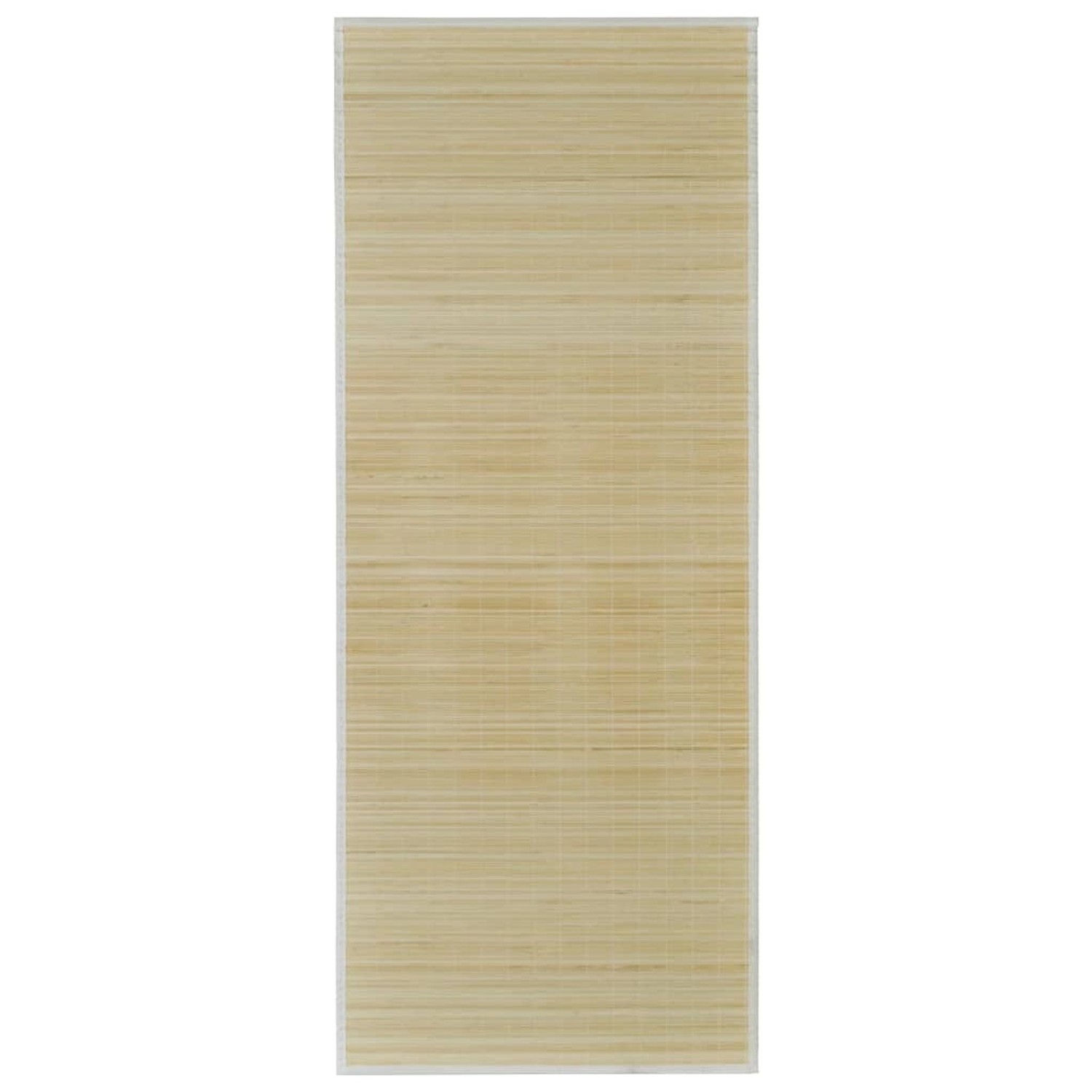 vidaXL Rechteckig Naturfarbener Bambusteppich 80 X 200 Cm 602050 günstig online kaufen
