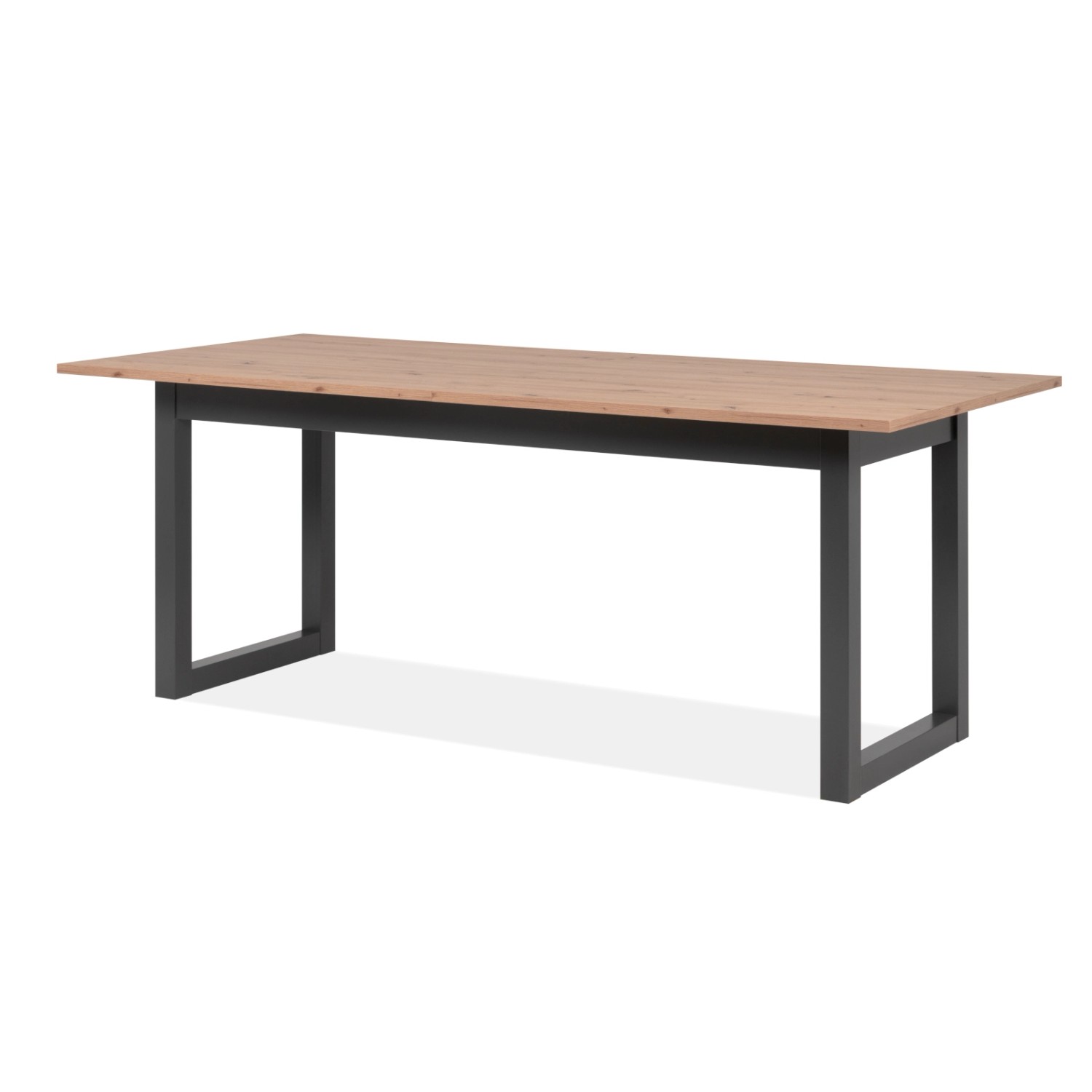 Furn.Design Esstisch Eiche Artisan und Grau 200 x 240 cm Ausziehbar Industr günstig online kaufen