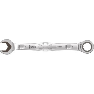 Wera Maul-Ringratschenschlüssel Joker, 15 mm, silbern. Schlüssel für Schrauben und Muttern.