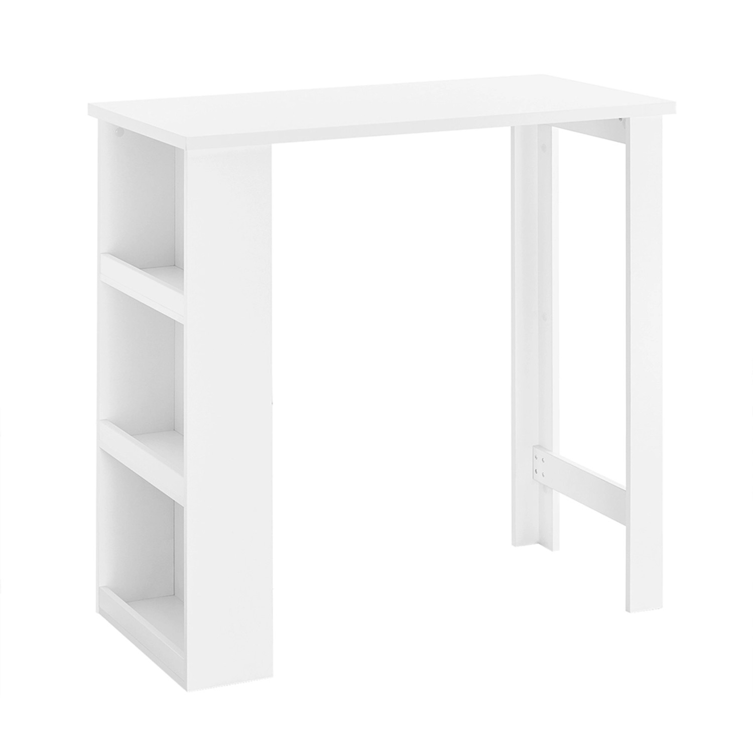 SoBuy Bartisch Stehtisch mit 3 Ablageflächen für Küche Wohnzimmer 112x106x5 günstig online kaufen