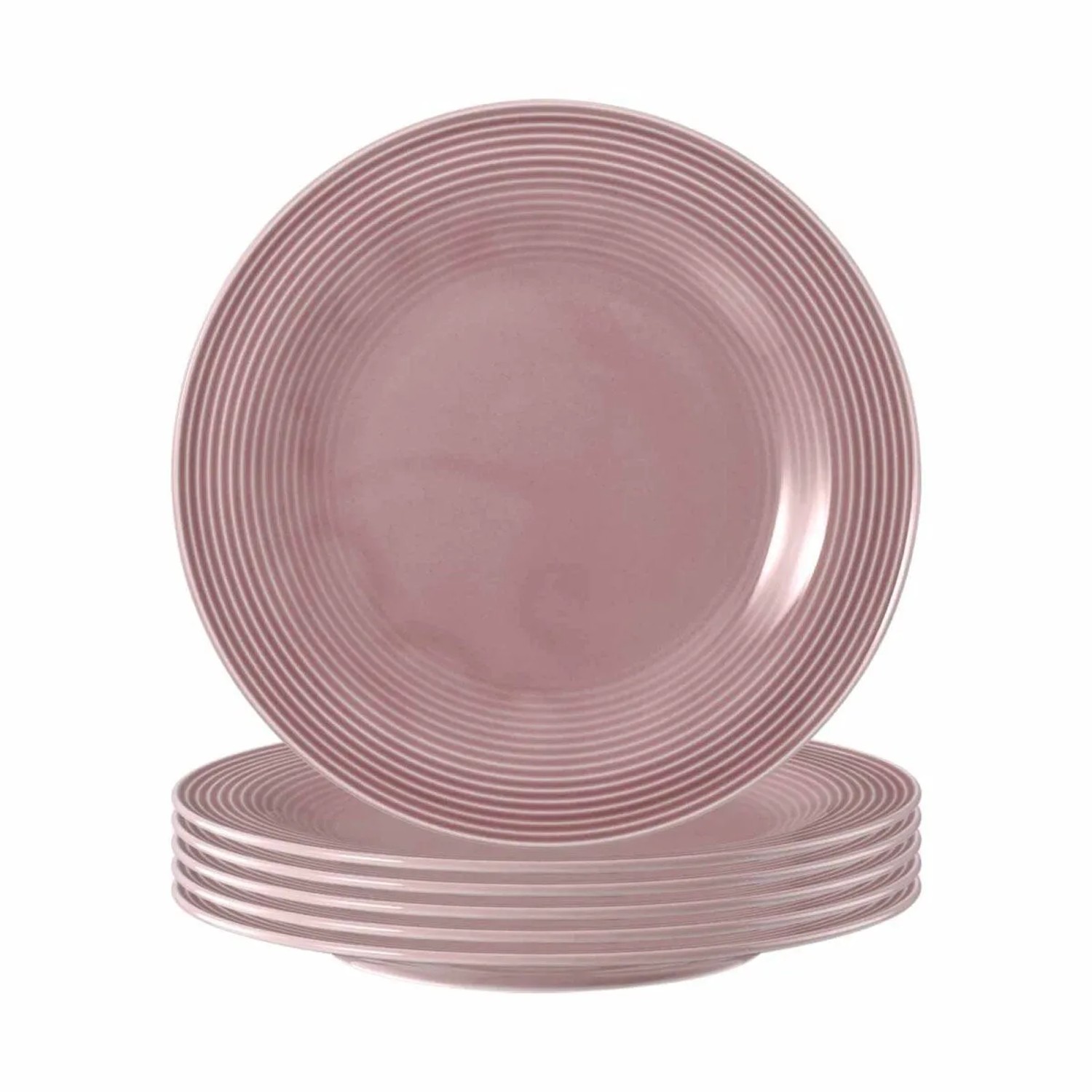 Seltmann Weiden Beat Color Glaze Frühstücksteller 23,3 cm 6er Set Altrosa