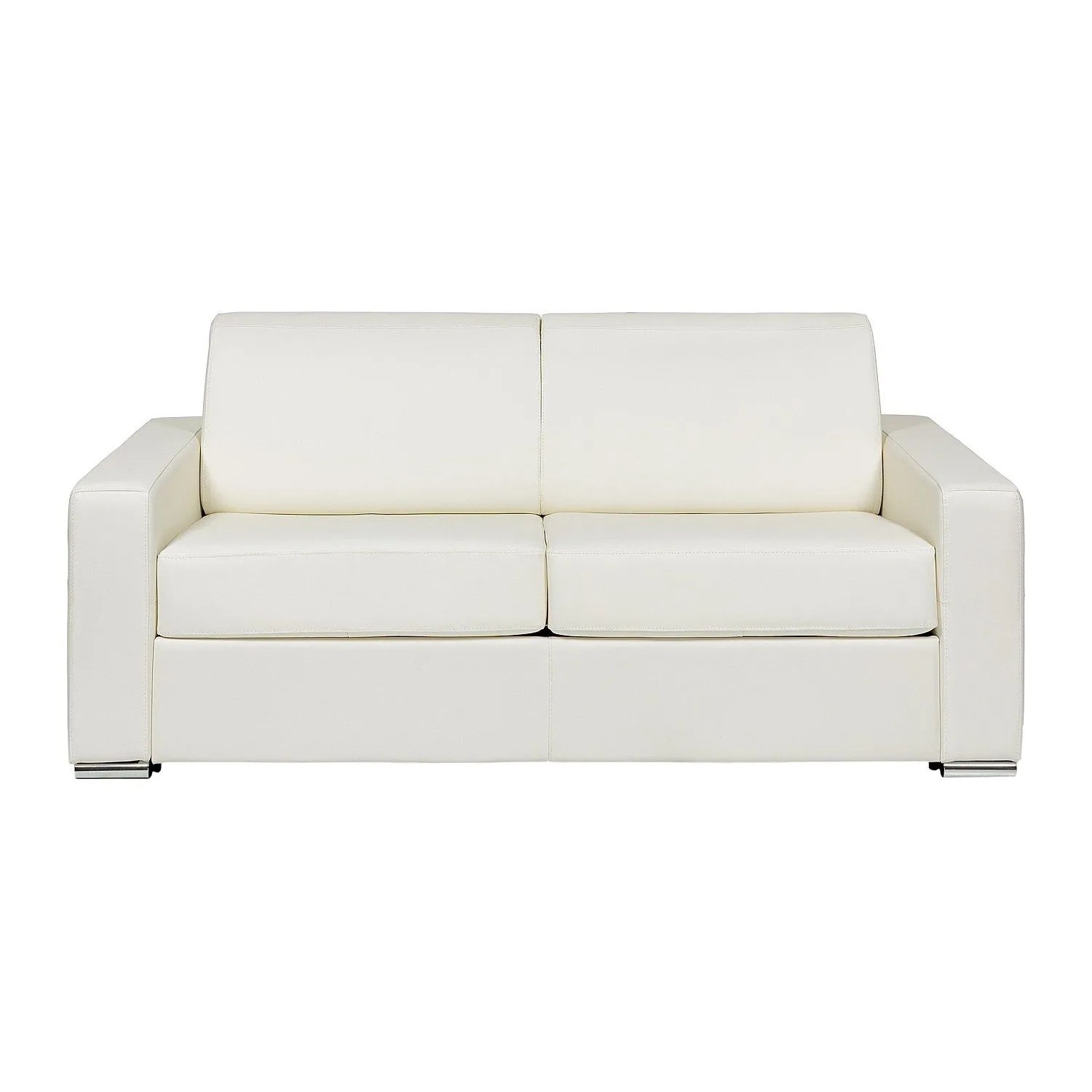 Vente-unique Schlafsofa Calito Weiß 216 cm