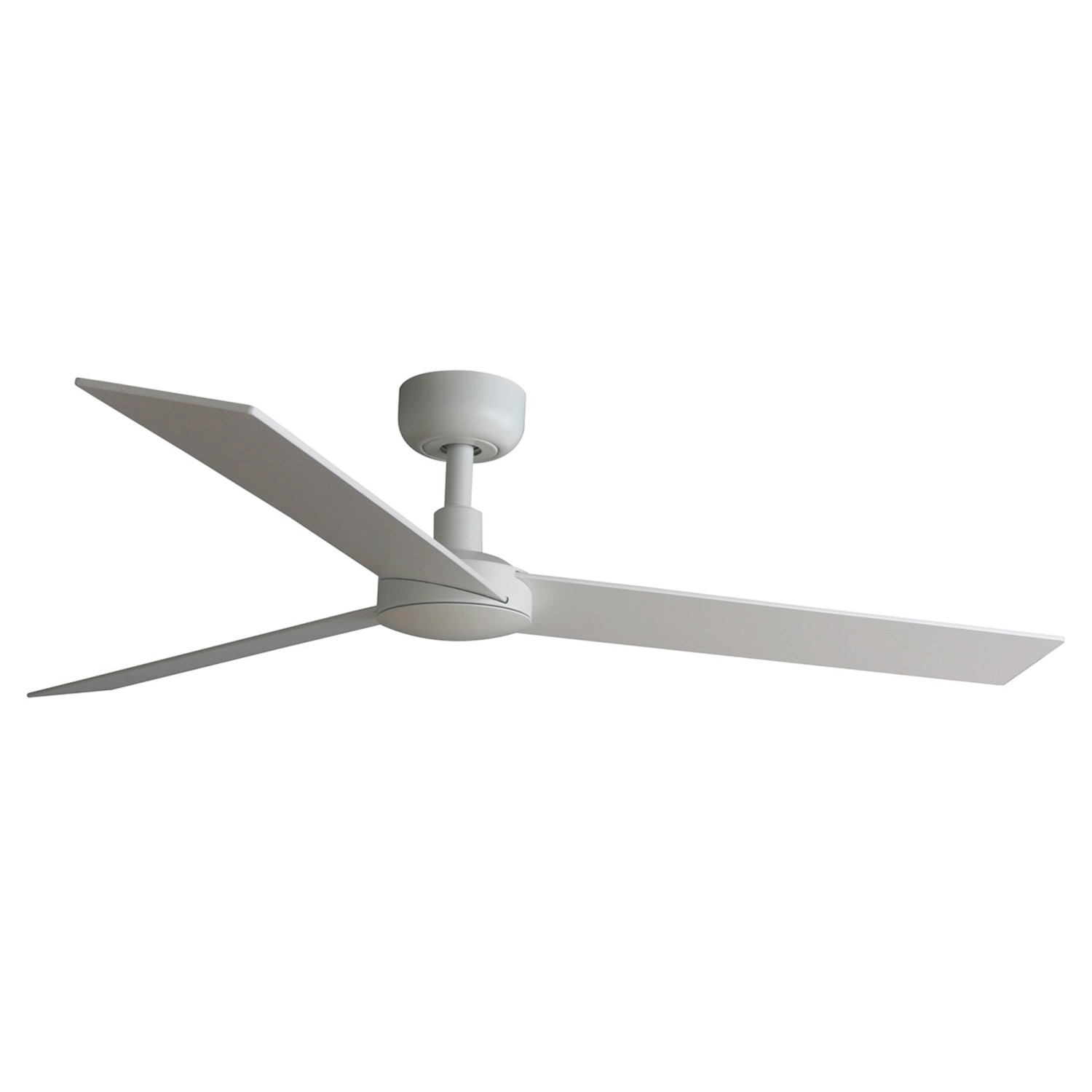 FARO Energiespar Deckenventilator mit Fernbedienung Rudder L Weiß 132 cm günstig online kaufen