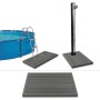 vidaXL Bodenelement für Solardusche Poolleiter WPC 45016_2