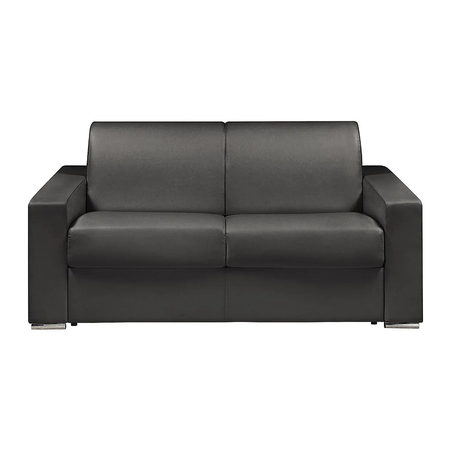 Vente-unique Schlafsofa Calito Schwarz 174 cm