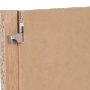 Detailaufnahme: Respekta Oberschrank Merle, 50 cm, Schwarz, mit Verbindungselement.