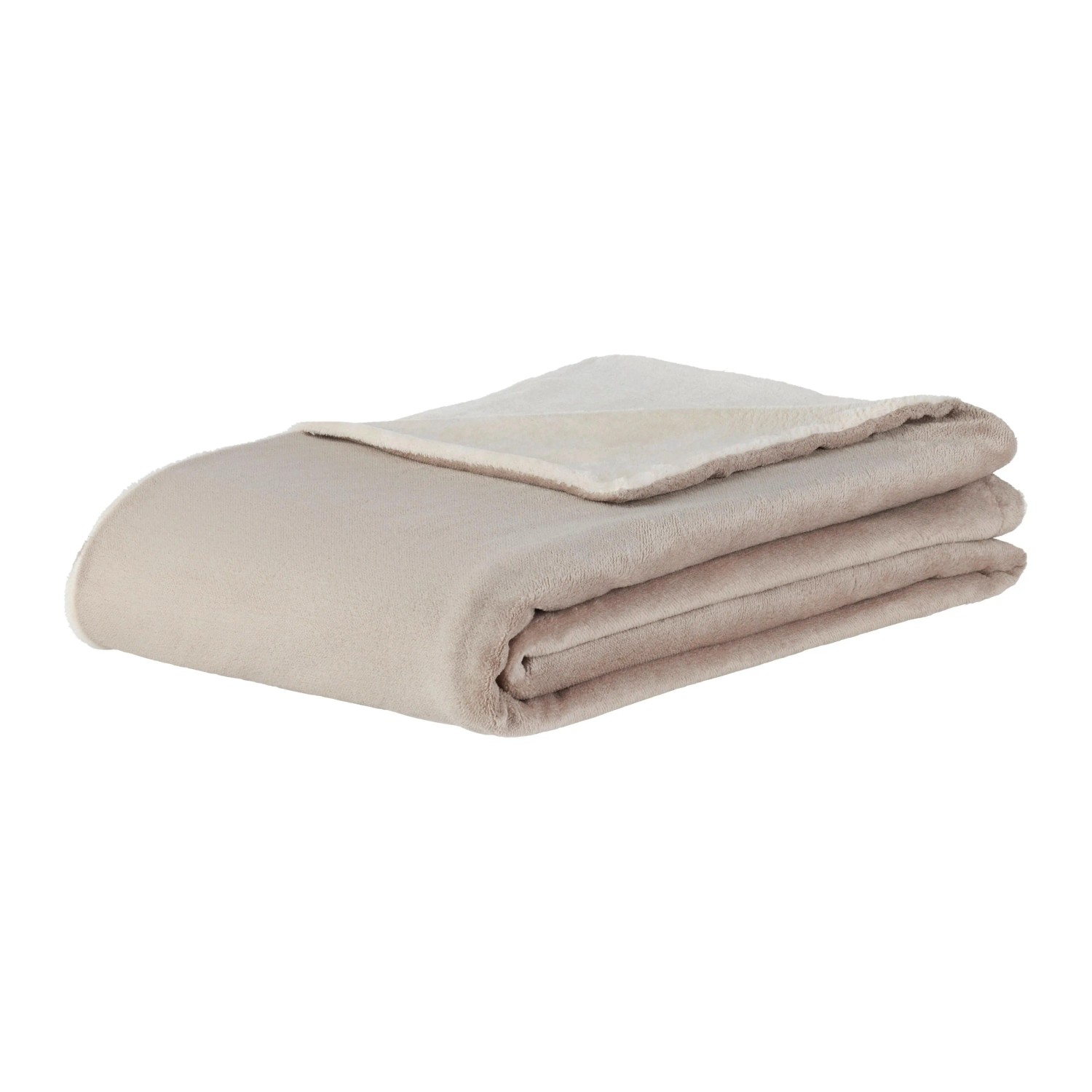 Mömax Kuscheldecke Wendy Weiß/Beige