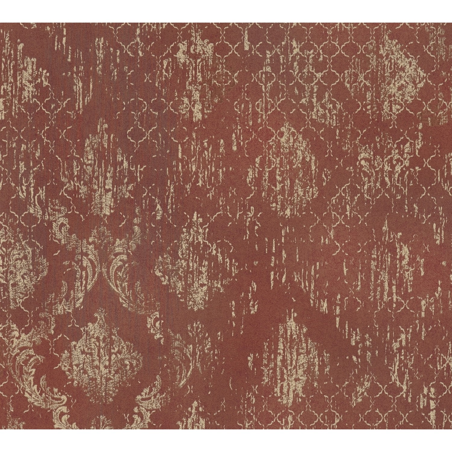 AS Creation Tapete Pop Up Panel Selbstklebend Ornament 250 x 52 cm Rot-Gold günstig online kaufen