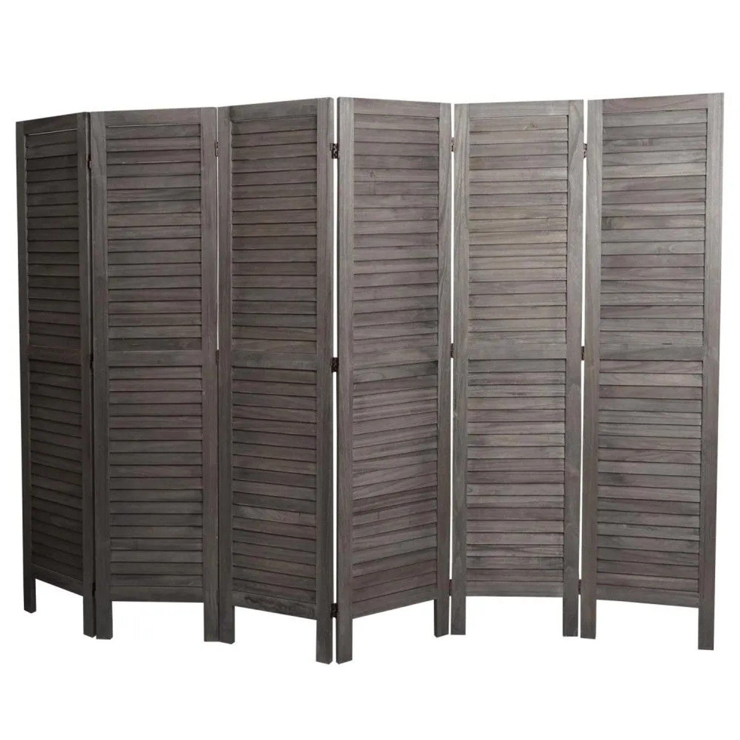 MCW Paravent G30 170x240cm Grau-Braun