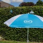 Axi Picknicktisch Dennis Sonnenschirm, blau-weiß. Zubehör für Sandkästen.