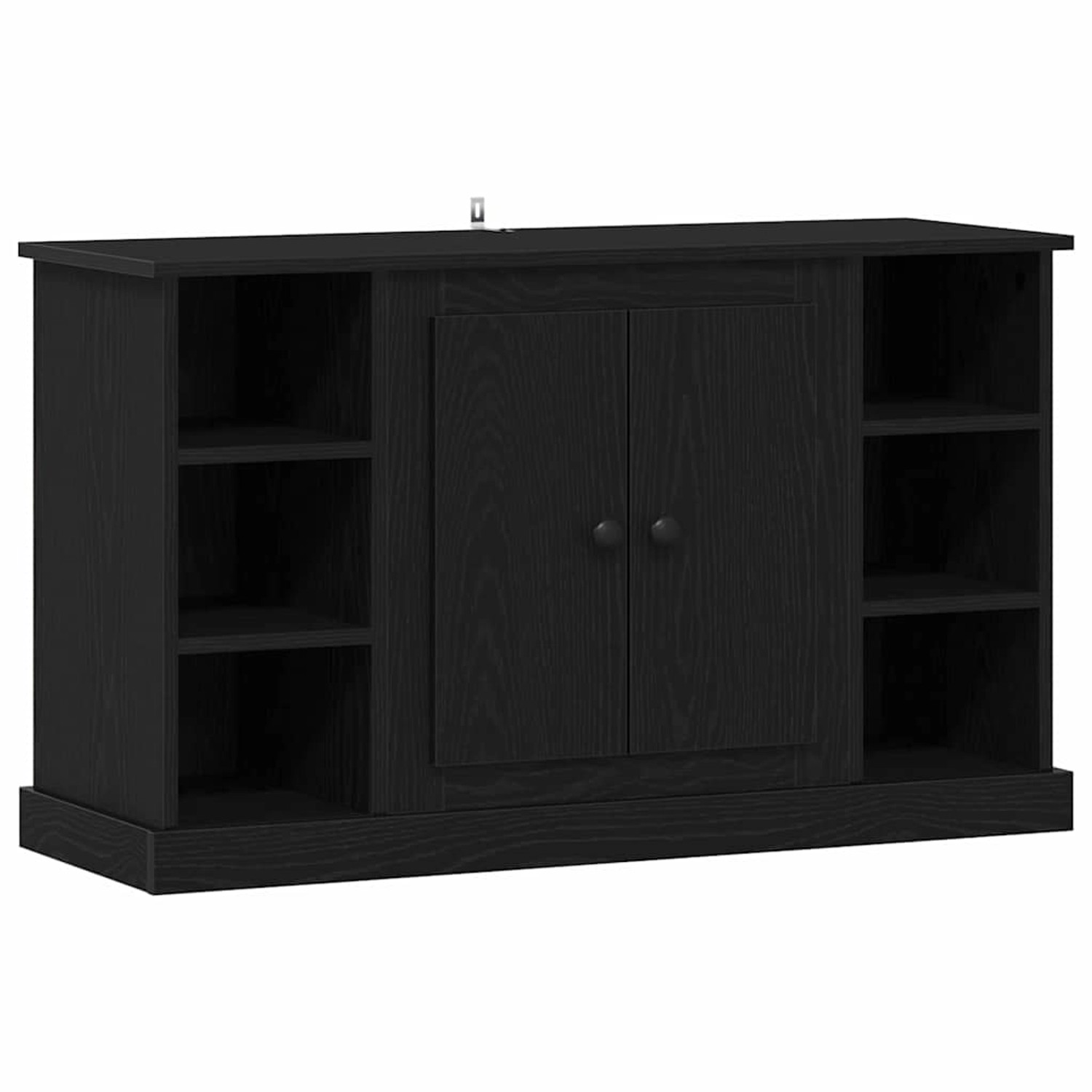 vidaXL Sideboard Schwarz Eichen-Optik 100 x 35,5 x 60 cm Holzwerkstoff 8814 günstig online kaufen