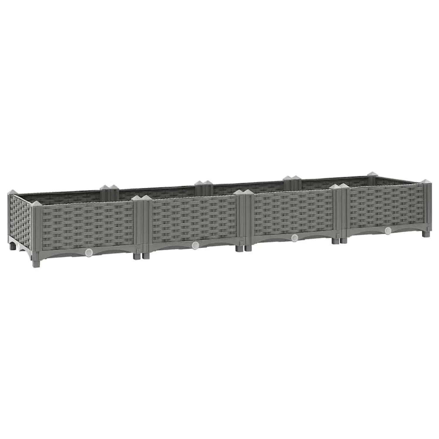 vidaXL Hochbeet 160x40x23 cm Polypropylen 153292