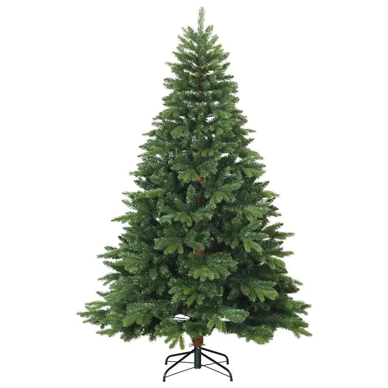 vidaXL Künstlicher Klappbarer Weihnachtsbaum mit Ständer Grün 180 cm 42019313