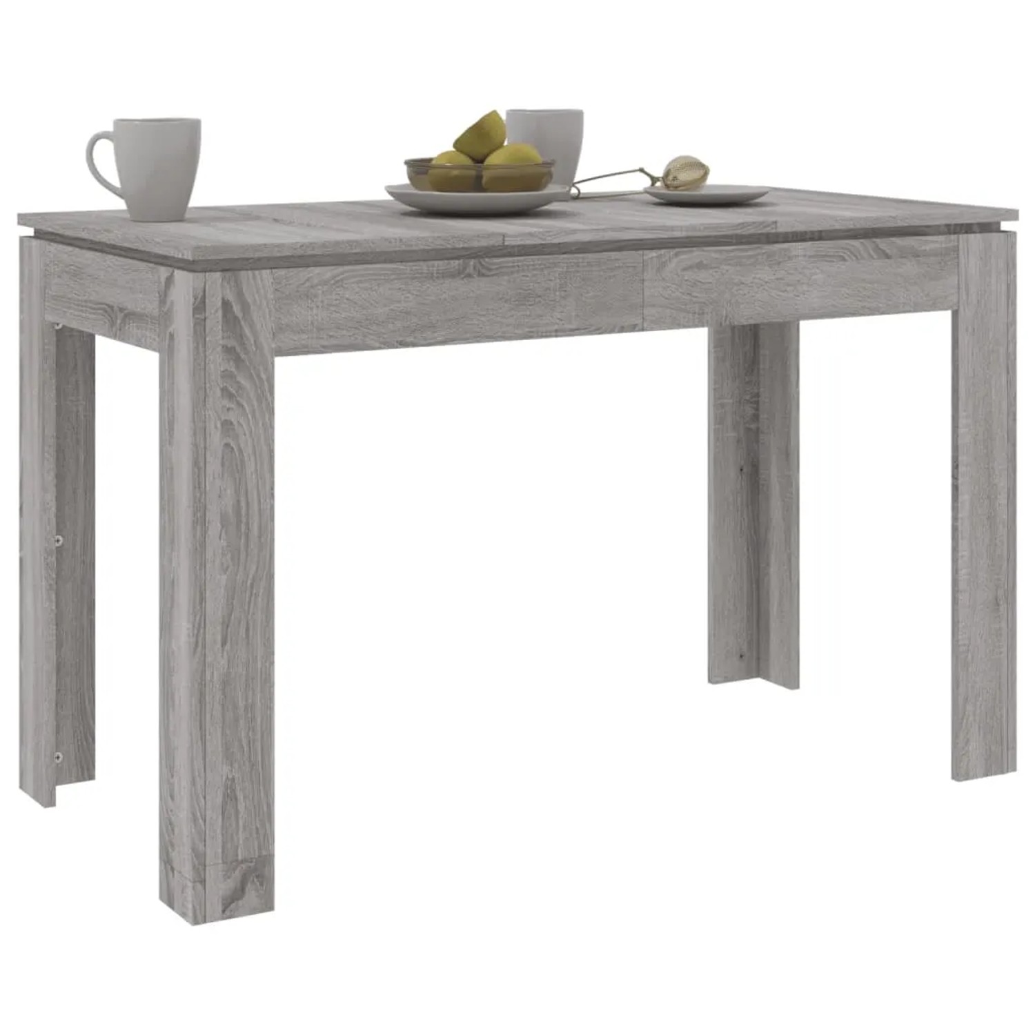 vidaXL Esszimmertisch Grau Sonoma 120x60x76 cm Holzwerkstoff kaufen bei OBI
