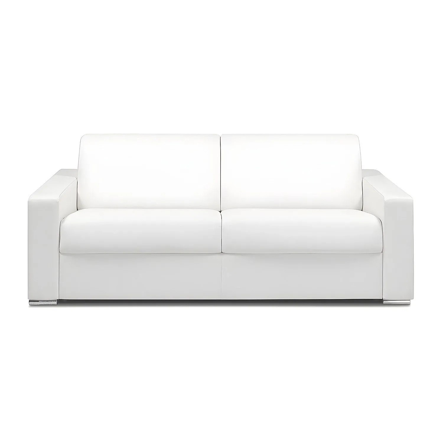 Vente-unique Schlafsofa Calito Weiß 216 cm