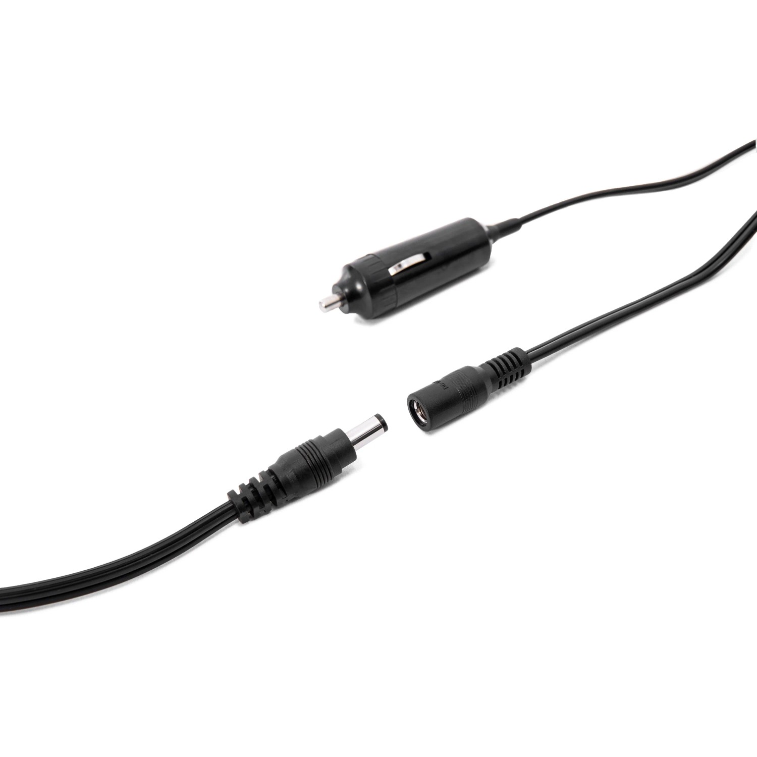 Anschlusskabel für Intex Quick Fill Luftpumpe: 230V Stecker und 12V Zigarettenanzünder-Adapter.