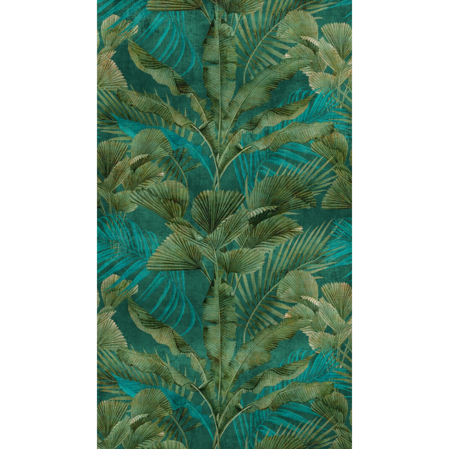 Image of A.S. Creation Fototapete Dschungel 1,59 m x 2,8 m Grün-Blau FSC®
