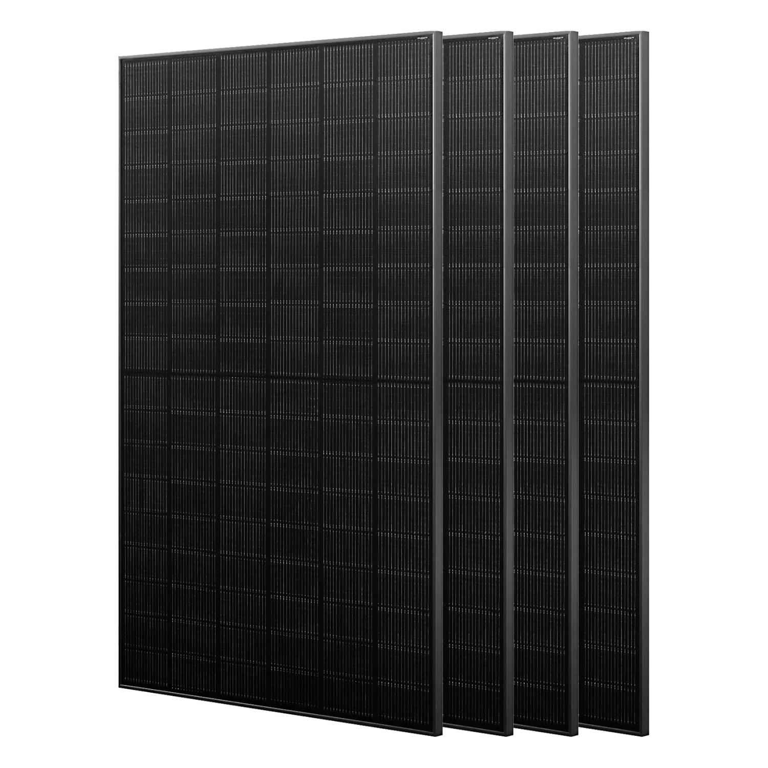 JA Solar 455W N-Typ Bifazial Glas-Glas Solarmodul Full Black 22.8% Effizienz 4pcs