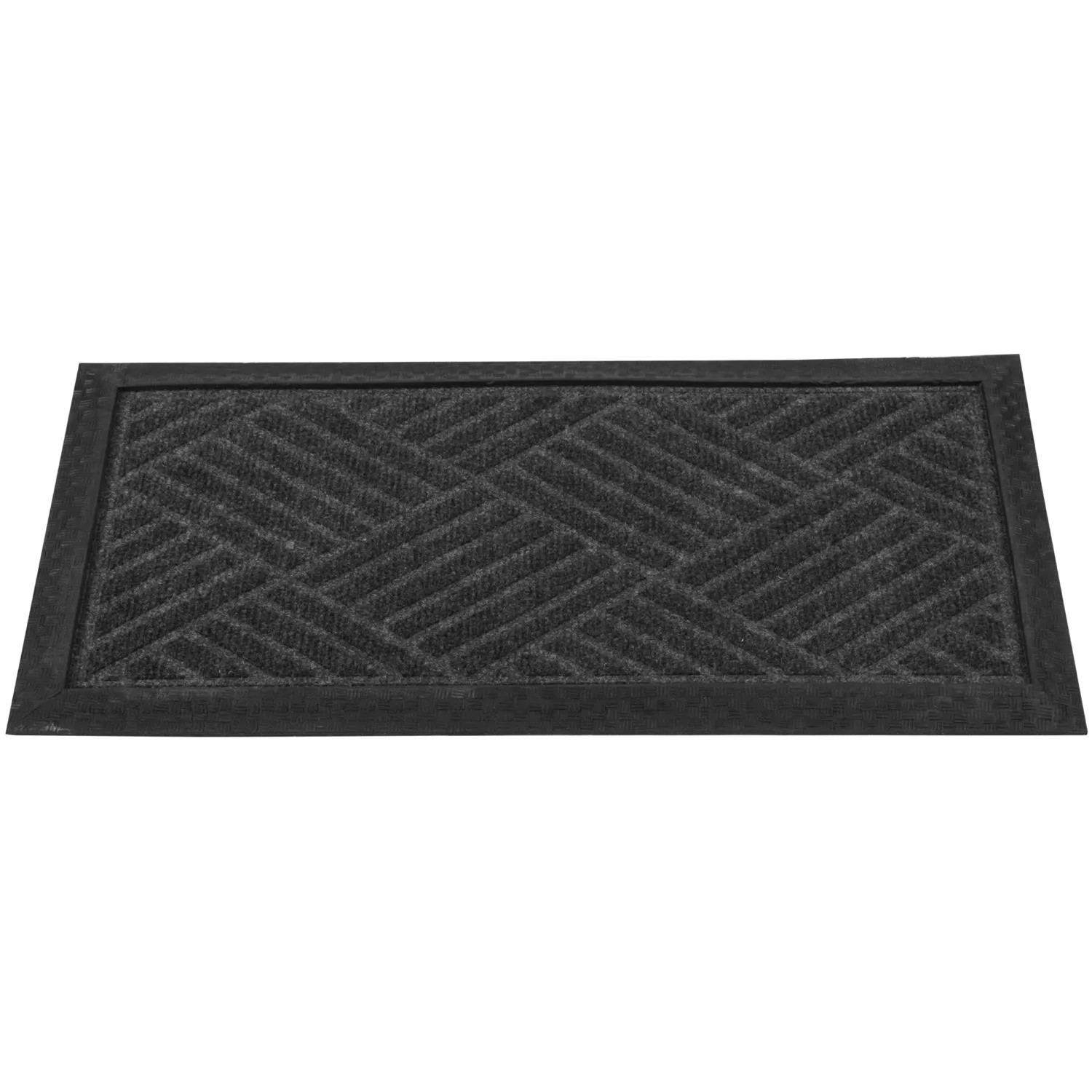 Bestlivings Fußmatte Basic Grau 25 x 50 cm