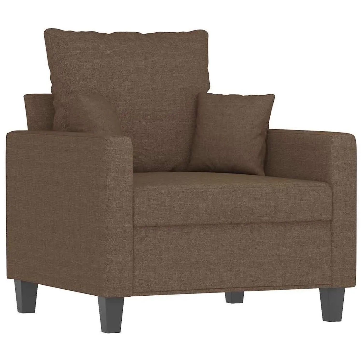 vidaXL Sessel Braun 60 cm Stoff 359254