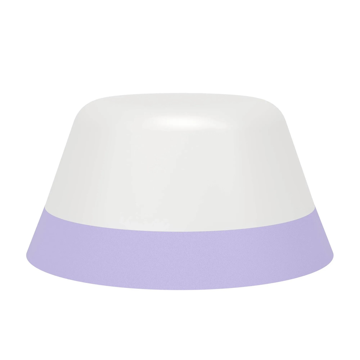 EGLO LED Außen-Tischlampe Meggiano, lila-weiß, kabellos, mit Touch-Funktion und RGBW, IP54.